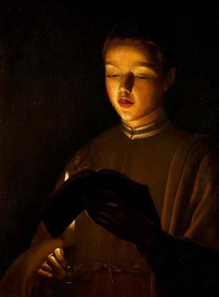 Georges de La Tour - Il giovane cantante, Louvre, Parigi